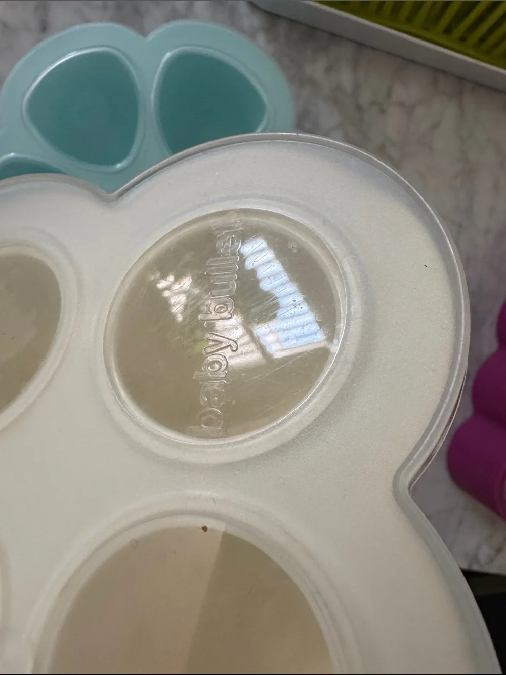 Boon Green Grass Drying Rack+ Flower Bottle Holders + Colorful Silicone Molds (3